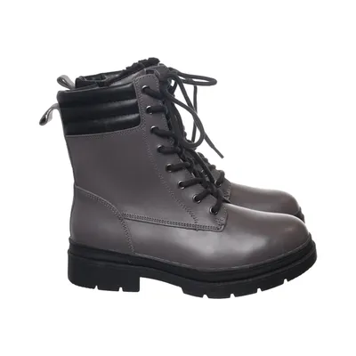 Schnürstiefel (Grau, Schwarz) von Up2Fashion Leder