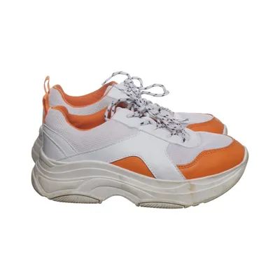 Sneakers (Wit, Oranje) van Attitude