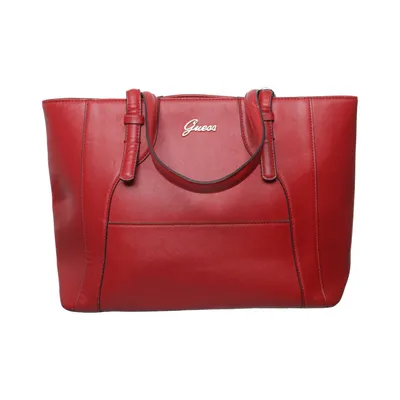 Handbag (Red) from Guess Polyester, Polyurethane