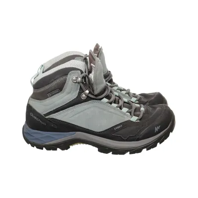 Hiking boots (Mh500 Mid Wtp W Blue) from Decathlon Leather