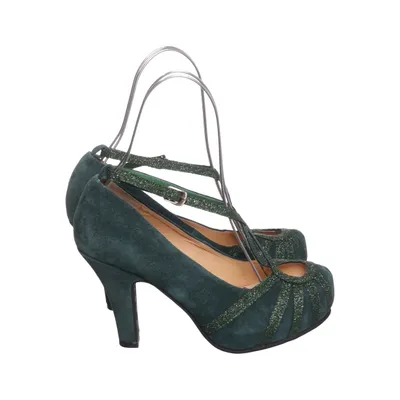 Klackskor (Grön) från Top Vintage