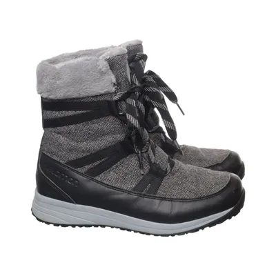 Laced boots (Gray, Black) from Ortholite
