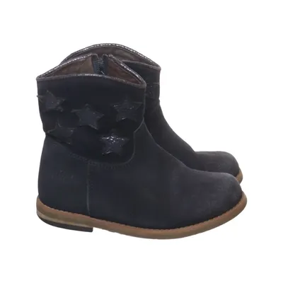 Ankle boots (Blue) from Clic Leather, Suede