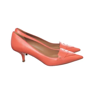 Pumps (Orange) from Pura Lopez Leather
