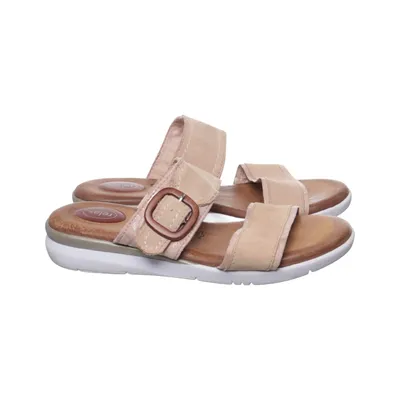 Sandalen (Beige) van Jana Leer