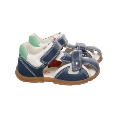 Sandals (Blue, White, Green) from Elefanten Leather
