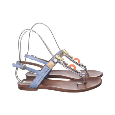 Sandalen (Blauw, Bruin, Meerkleurig) van Ella Cruz Leer