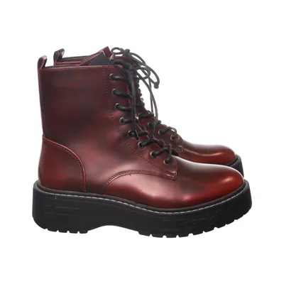 Laced boots (Red) from D.Franklin Polyurethane