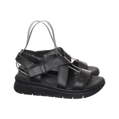 Sandalen (Zwart) van 5th Avenue Leer
