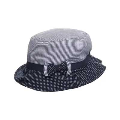 Bucket hat (Blue, White) from Pusblu Cotton