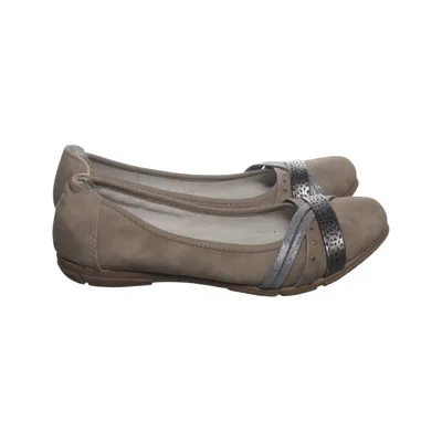 Ballerinaskor (Beige, Silverfärgad) från Jane Klain Skinn