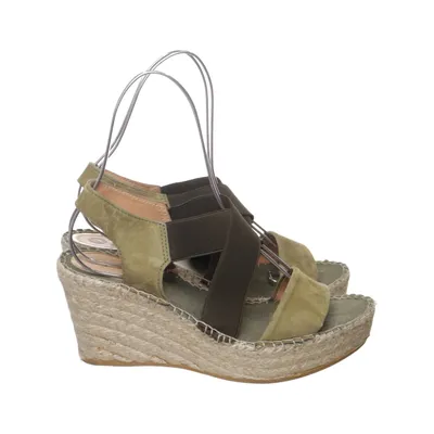 Wedges (Green) from Vidorreta Leather