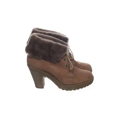 Laced boots (Beige) from De Bijenkorf Leather