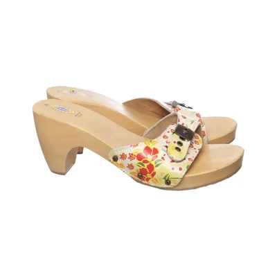 Clogs (White, Multicolored) from Dr. Scholl's Leather