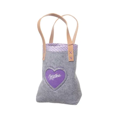 Handväska (Grå, Lila, Beige) från Milka