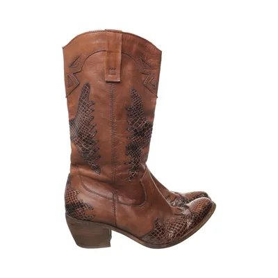 Cowboy boots (Brown) from Sacha Leather