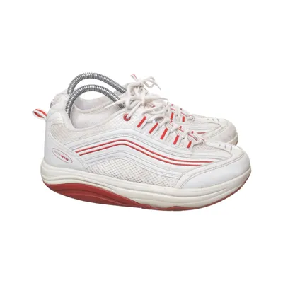 Trainers (White, Red) from Walkmaxx Polyamide