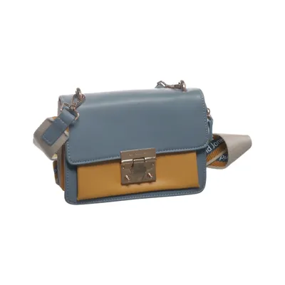 Shoulder-bag (Blue, Yellow) from David Jones