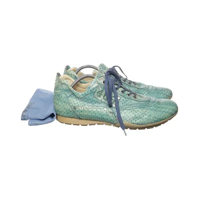 Baskets (Bleu, Vert) de Cesare Paciotti Cuir