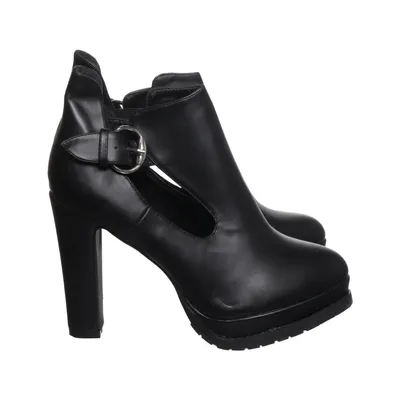 Bottes à talons (Noir) de Ideal Shoes