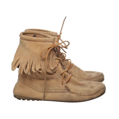 Moccasins (Beige) from Minnetonka