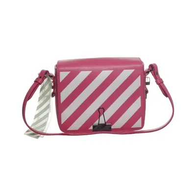 Axelremsväska (Rosa, Vit) från Off-White Skinn, Polyamid, Viskos