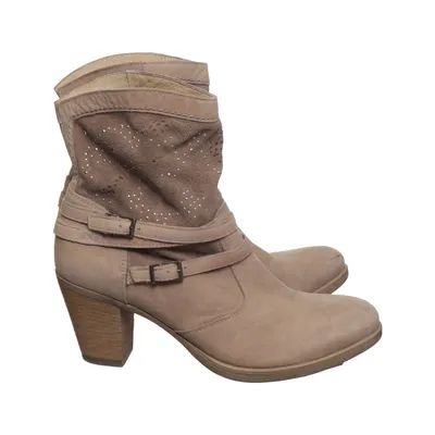 Heeled boots (Beige) from Nero Giardini
