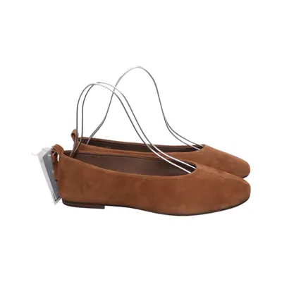 Ballet flats (Brown) from H&M Leather
