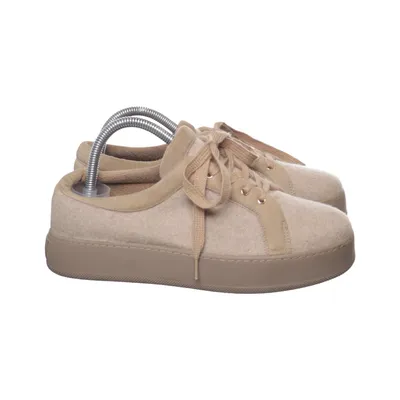Sneakers (Beige) från MaxMara Skinn, Ull