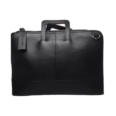 Briefcase (Black) from Kiomi Cotton, Leather
