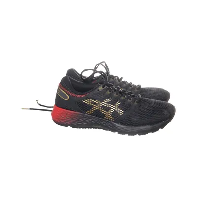 Running shoes (Black, Red, Gold) from Asics