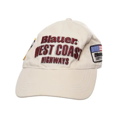 Baseball cap (Beige, Multicolored) from Blauer Cotton