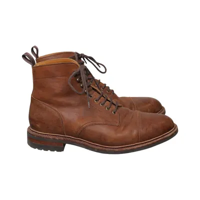 Bottes à lacets (Marron) de Meermin Cuir