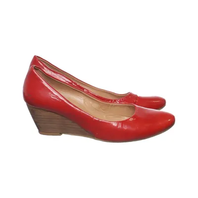 Wedges (Red) from Cypres Leather