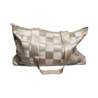 Handväska (Beige, Vit) från Gurt