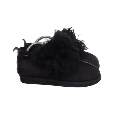 Chaussons (Noir) de Peer of Sweden Cuir, Laine
