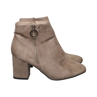 Bottes à talons (Beige) de Graceland