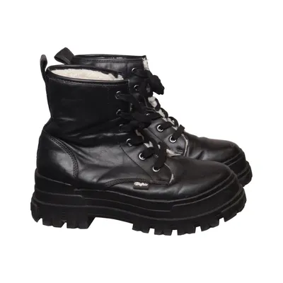 Bottes à lacets (Noir) de Buffalo Polyuréthane