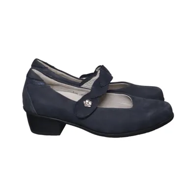Loafers (Blue) from Waldläufer Leather