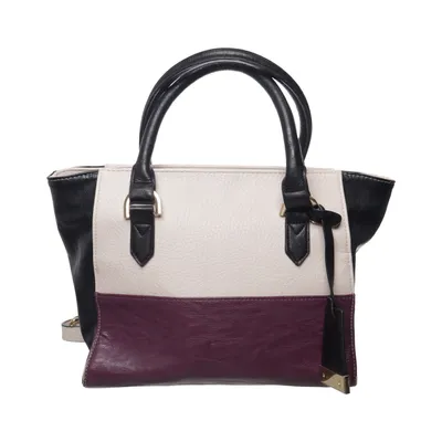 Handväska (Svart, Beige, Lila) från Naomi Campbell