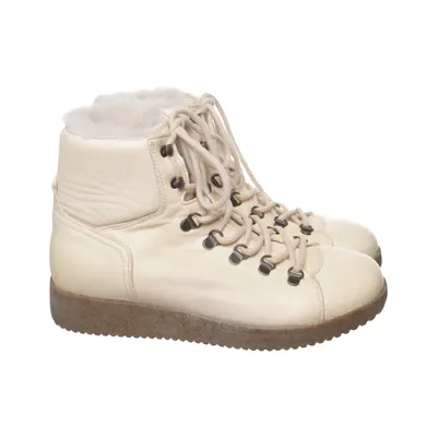 Laced boots (Ebba) from Nature Leather, Wool