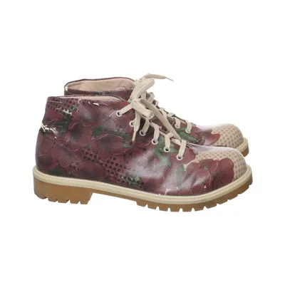 Laced boots (Red, Multicolored) from DoGo Shoes
