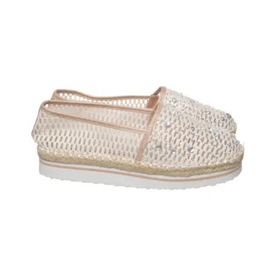 Espadrilles (Beige, Zilver) van Ella Cruz