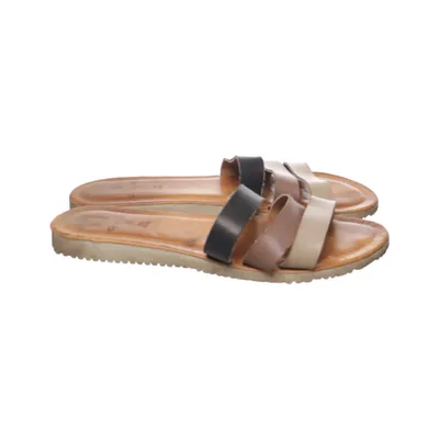 Flipflop (Svart, Brun, Beige) från GKM Skinn