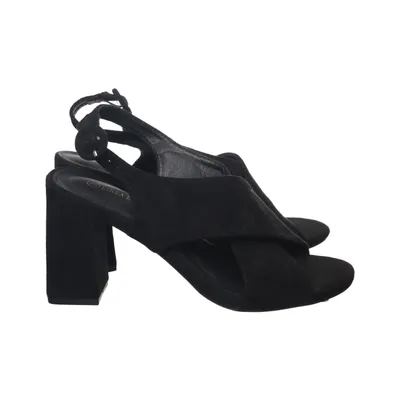 High heel sandals (Black) from Linea Loresi Leather