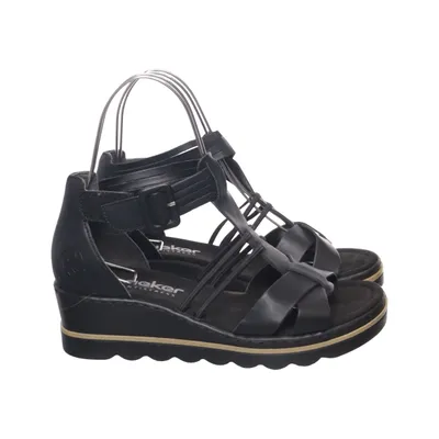 Sandaler (Sort) fra Rieker Antistress Læder