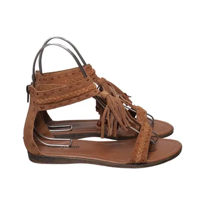 Sandalen (Bruin) van Minnetonka Leer