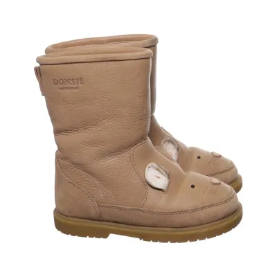 Stövlar (Beige) från Donsje Skinn, Ull