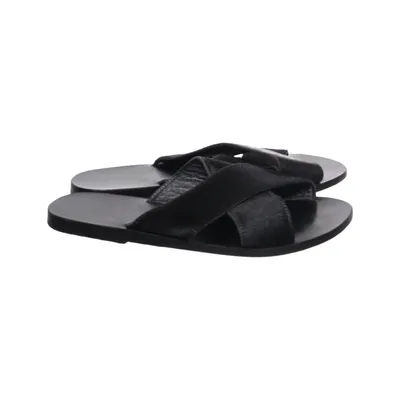 Slip-ins (Zwart) van Ancient Greek Sandals Leer