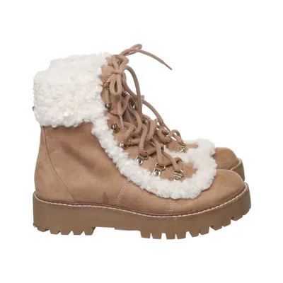 Schnürstiefel (Braun, Weiß) von Stradivarius